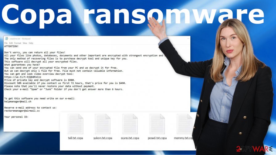 Copa ransomware virus