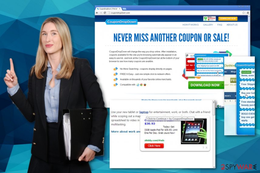 CouponDropDown virus