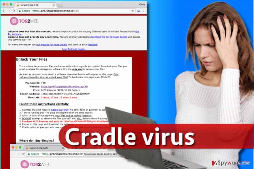 Cradle ransomware virus
