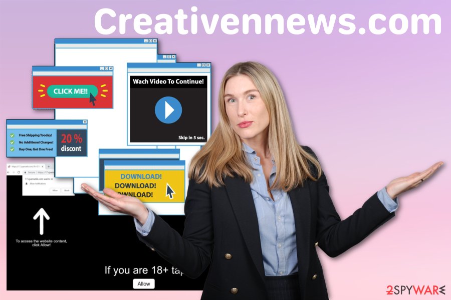 Creativennews.com push notification virus