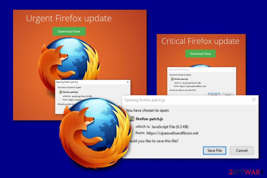 Critical Firefox Update message