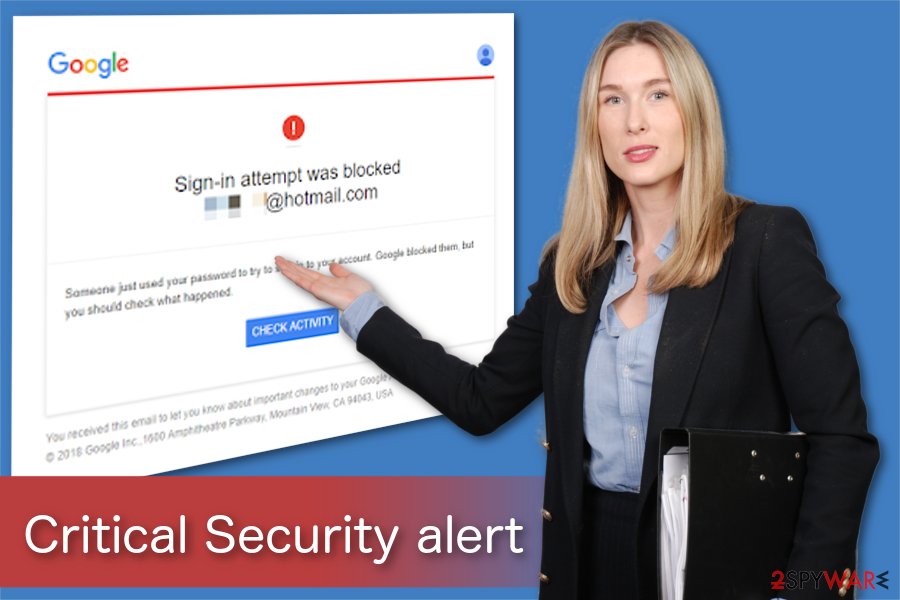 Critical Security alert from Google