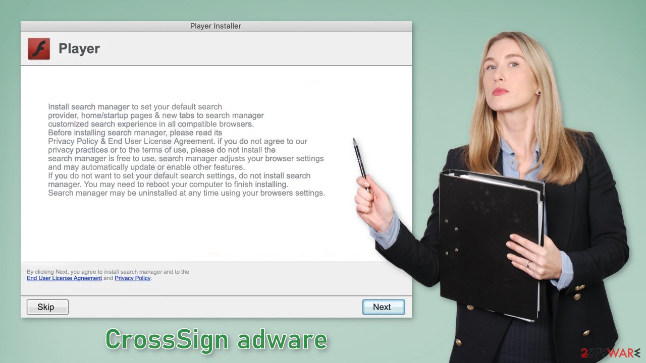 CrossSign adware