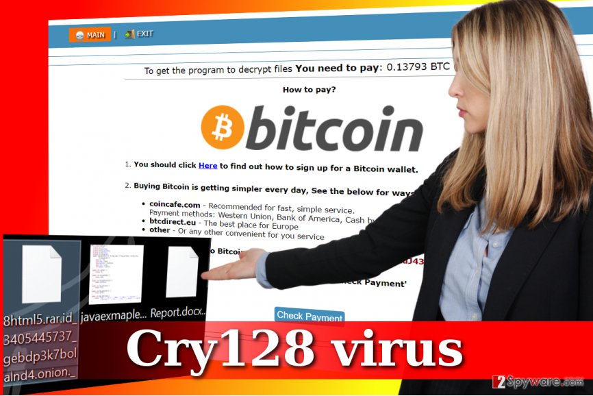Cry128 ransomware attack