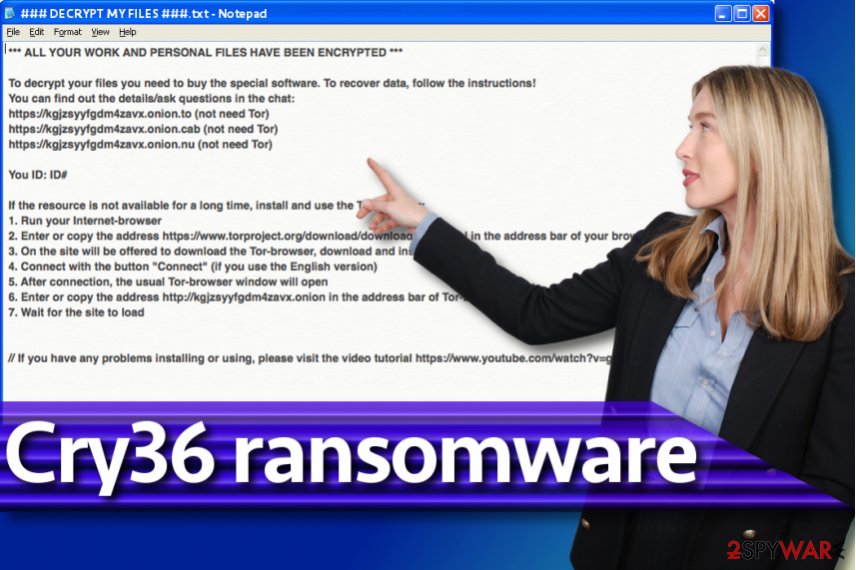 Cry36 ransomware virus