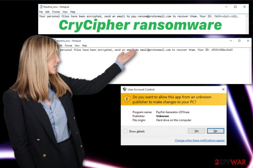 CryCipher ransomware virus