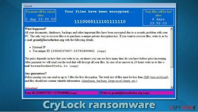 CryLock ransomware