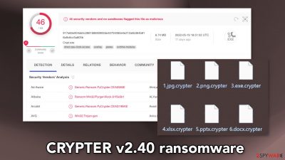 CRYPTER v2.40 ransomware