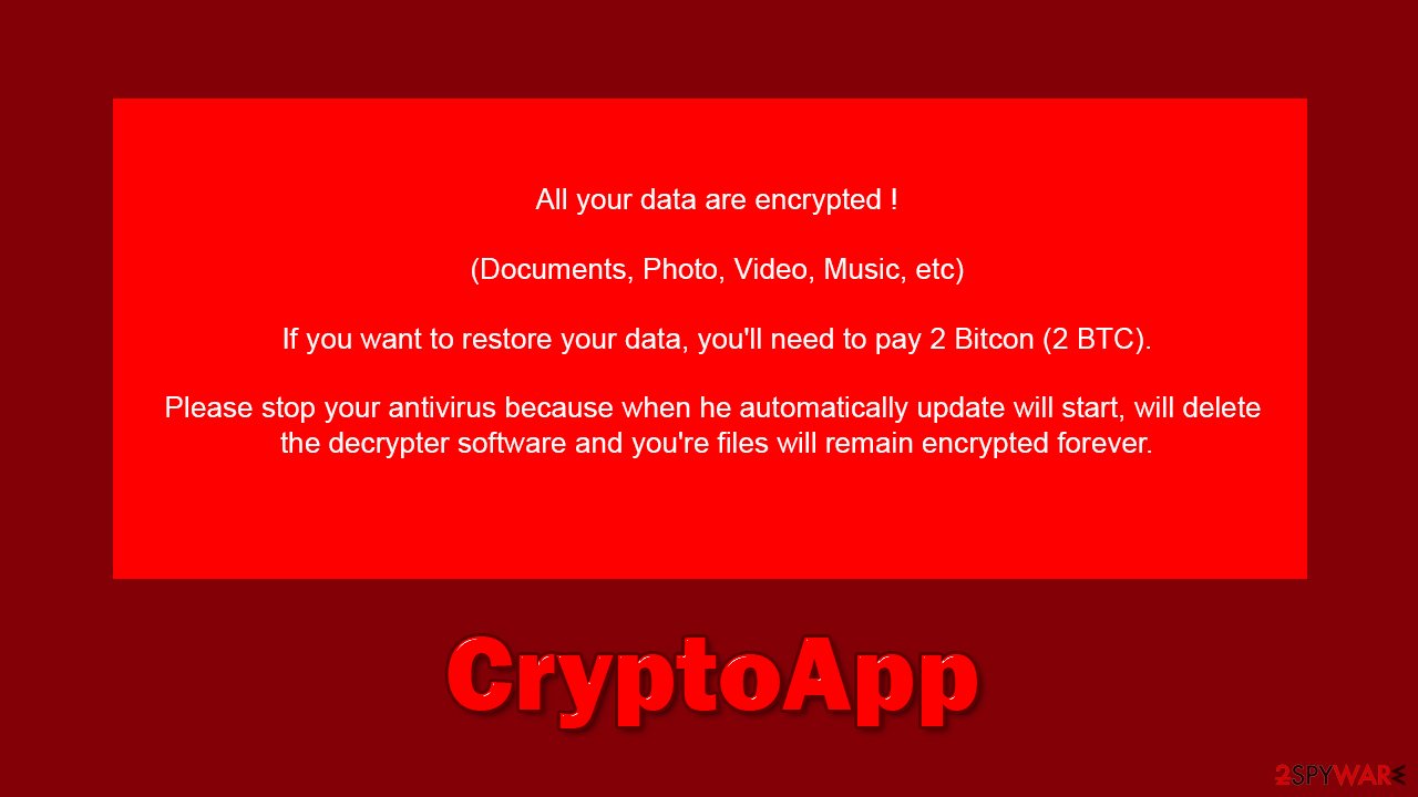 Remove CryptoApp virus (Removal Guide) - updated Mar 2021
