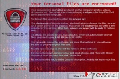 The image of CryptoBlock ransomware