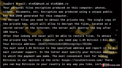 CryptoCat virus presents its ransom note 