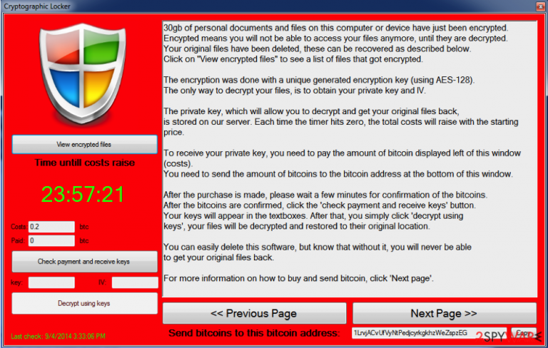 Cryptographic Locker