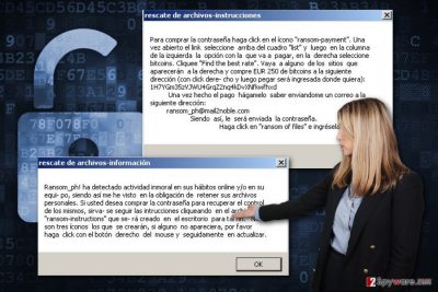 The image of CryptoJacky ransomware virus