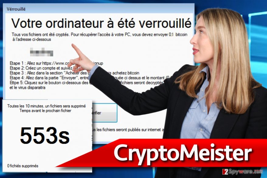 CryptoMeister ransomware in action