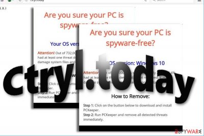 The image displaying Ctryl.today virus
