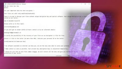 Curator ransomware