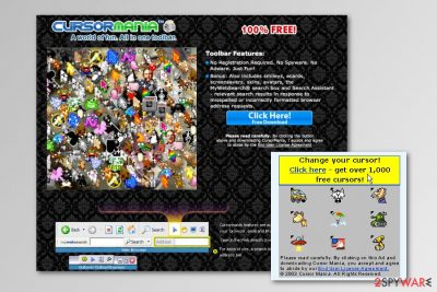 Cursor Mania adware