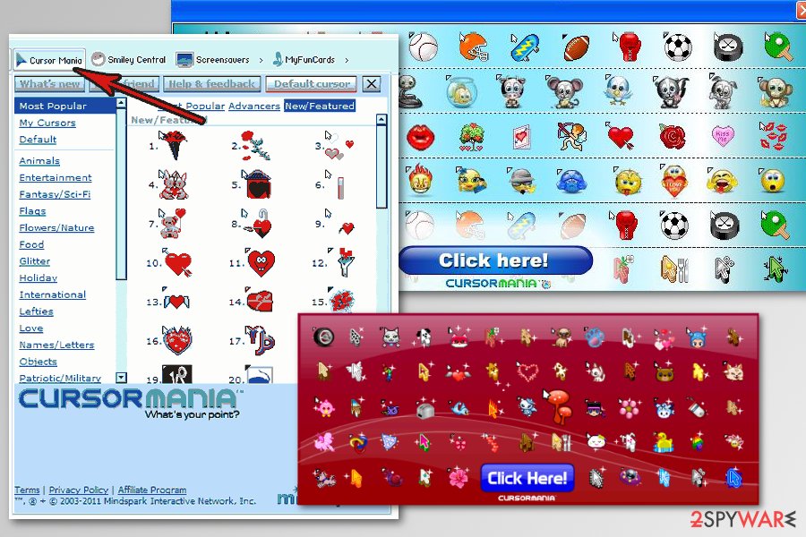 Cursor Mania virus