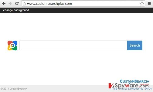 CustomSearchPlus.com virus snapshot CustomSearchPlus.com virus snapshot