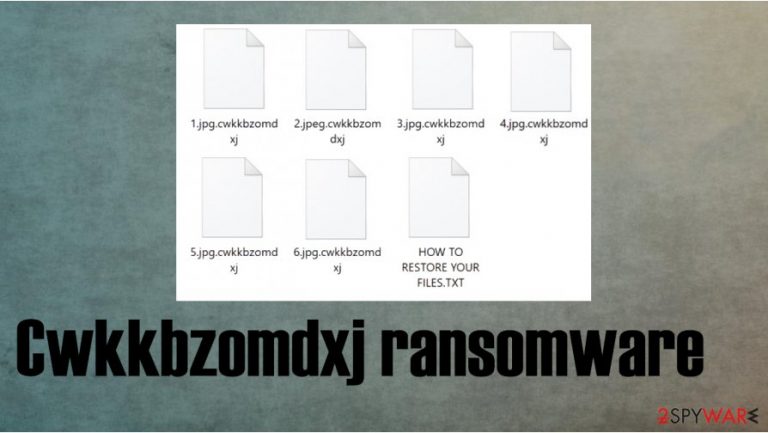 Cwkkbzomdxj ransomware