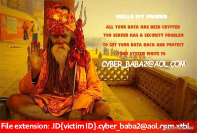 Cyber_baba2@aol.com ransomware virus