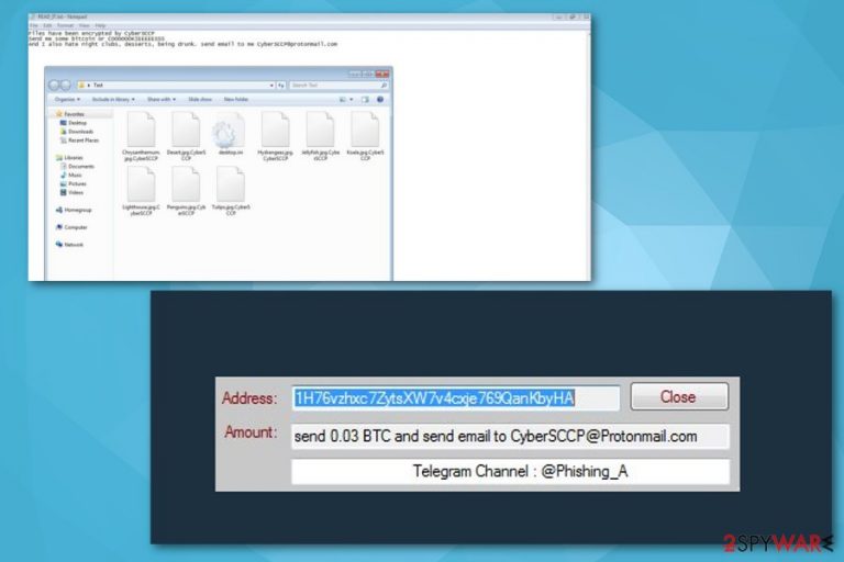 CyberSCCP ransomware
