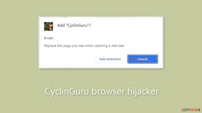 CyclinGuru browser hijacker