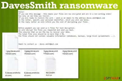 DavesSmith ransomware