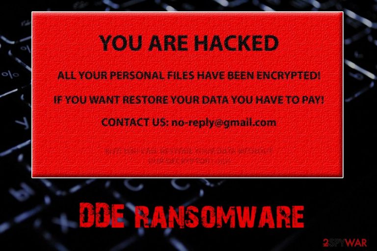 DDE ransomware