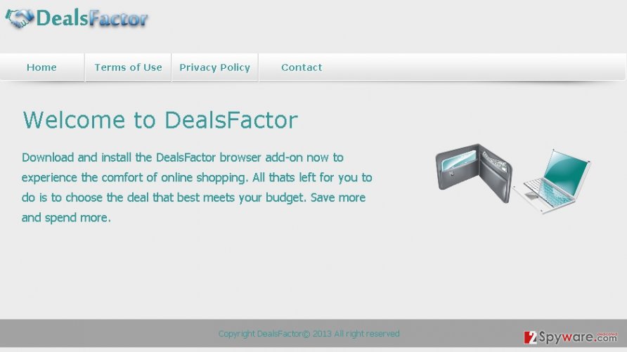 DealsFactor virus snapshot DealsFactor virus snapshot