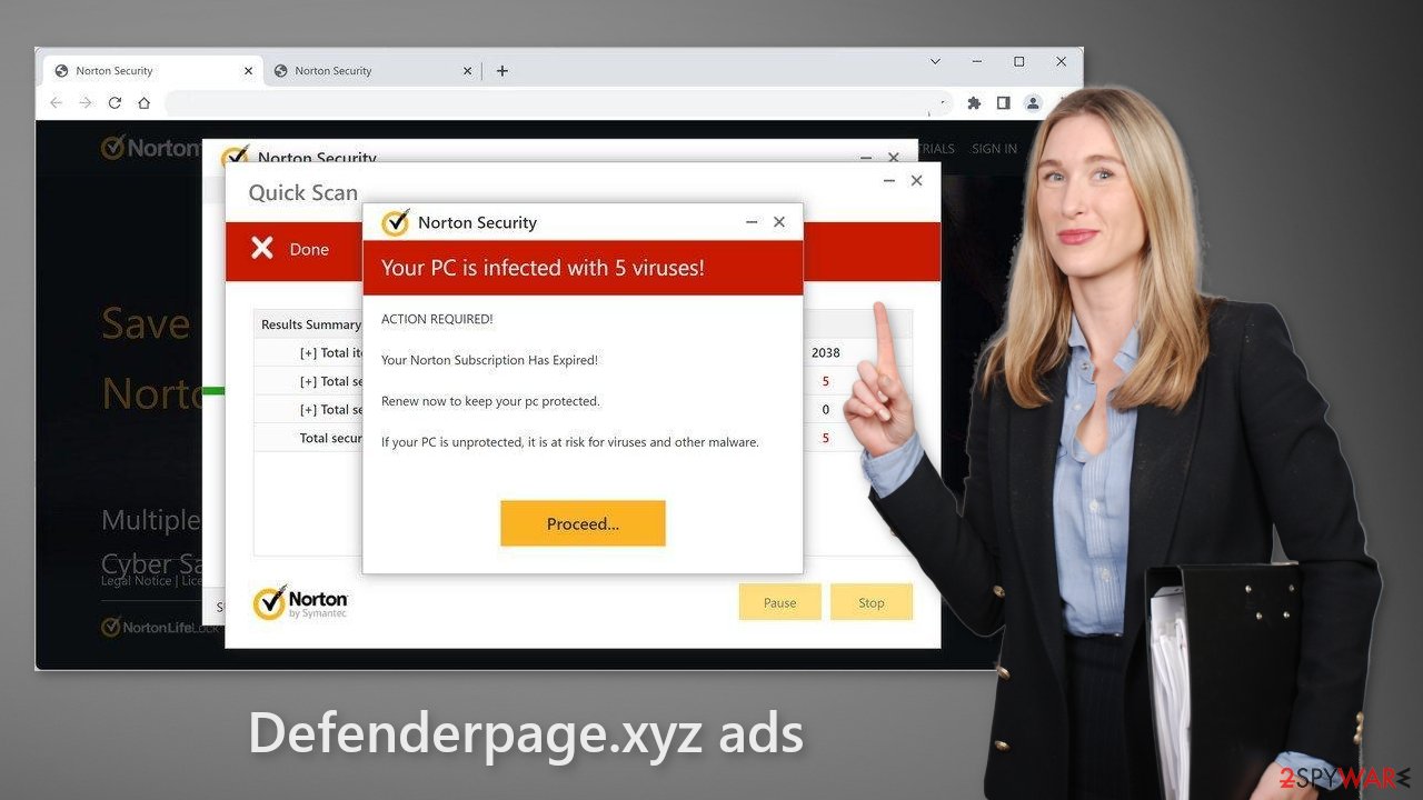 Defenderpage.xyz Ads