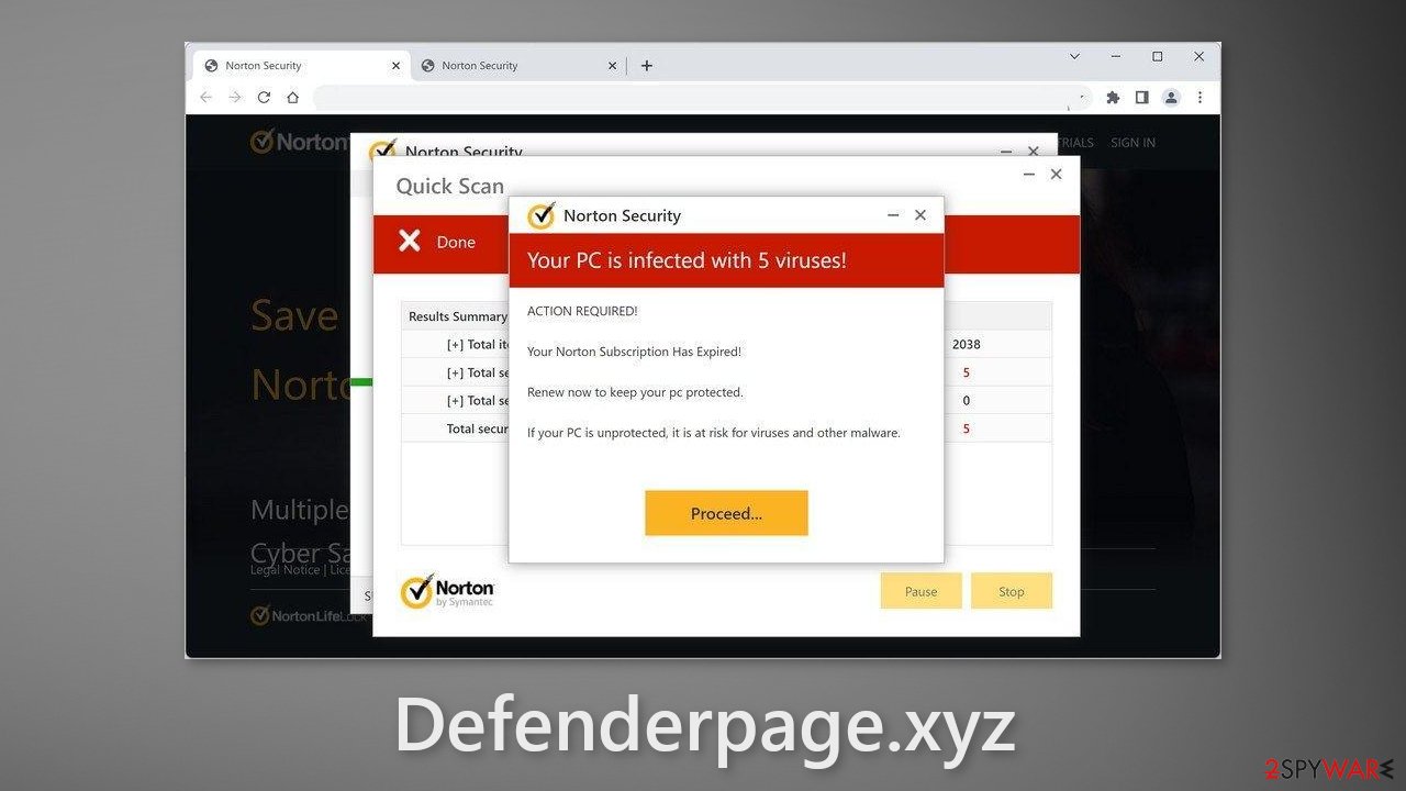 Defenderpage.xyz ads