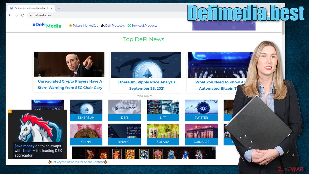 Defimedia.best virus