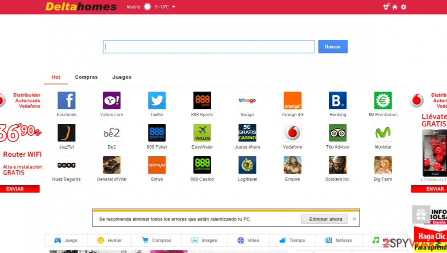 Delta-Homes.com hijacker Delta-Homes.com hijacker