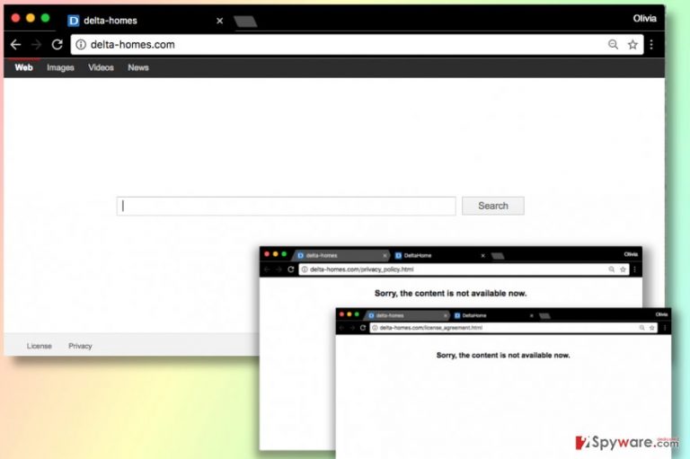 Delta Homes search engine