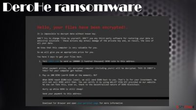 DeroHe ransomware 