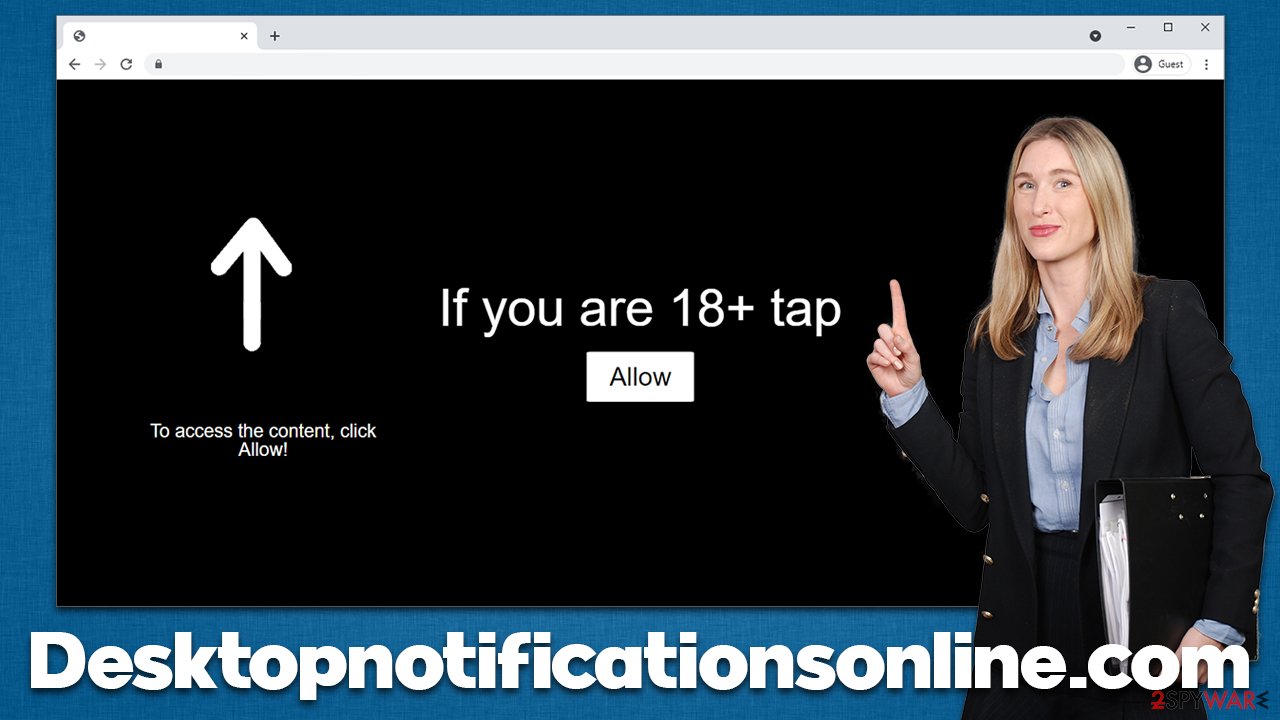 Desktopnotificationsonline.com virus