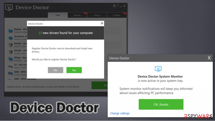 Device Doctor scam