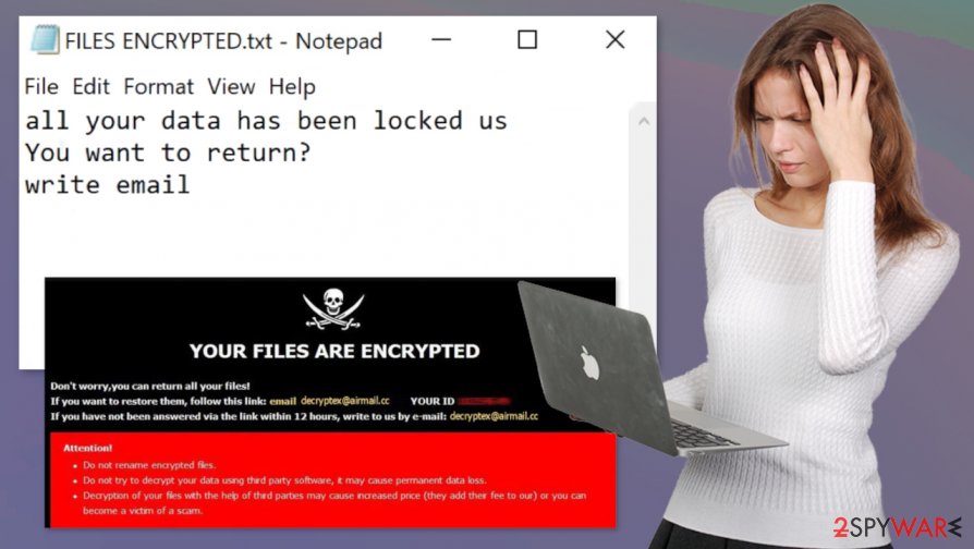 Dex ransomware virus