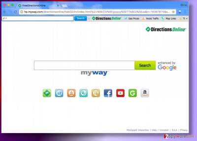 DirectionsOnline Toolbar