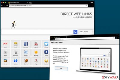 DirectWebLinks.com browser hijacker