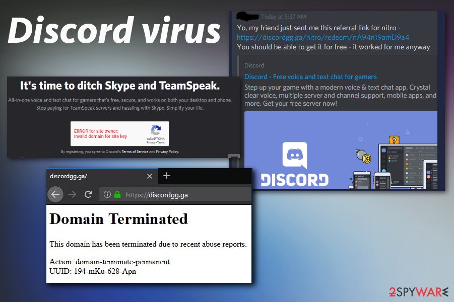 Discord virus phishing campaign