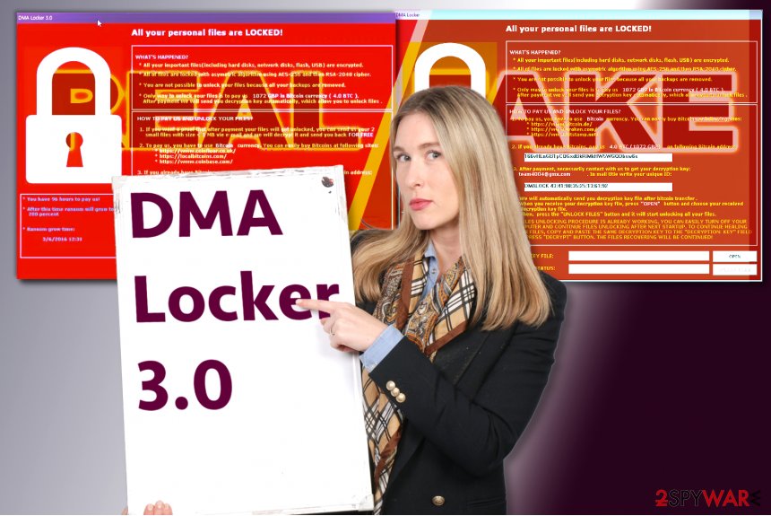 DMA Locker 3.0 ransomware