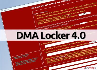 DMA Locker 4.0 ransomware leaves a ransom note
