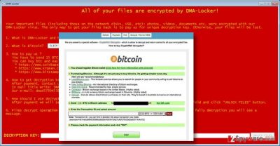 DMA-Locker malware infection