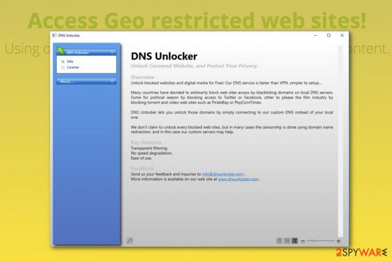 DNS Unlocker