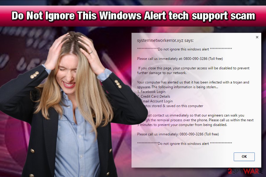 Do Not Ignore This Windows Alert virus