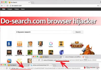 Screenshot of Do-search.com virus