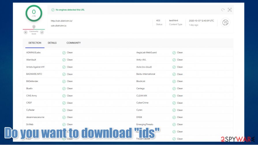 Do you want to download "ids" prompt