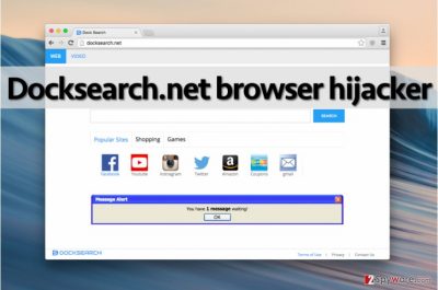 Docksearch.net hijacker in Chrome